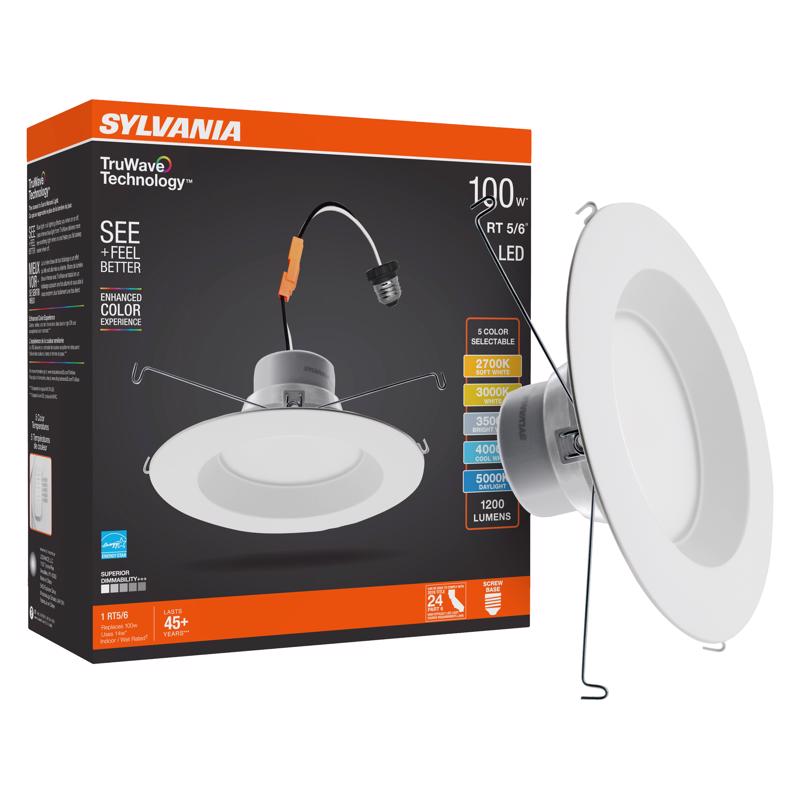 SYLVANIA - Sylvania TruWave White LED Retrofit Recessed Lighting 14 W