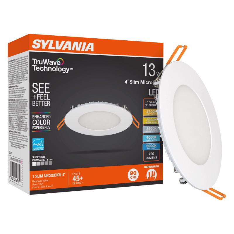 SYLVANIA - Sylvania TruWave White LED Canless Recessed Downlight 13 W