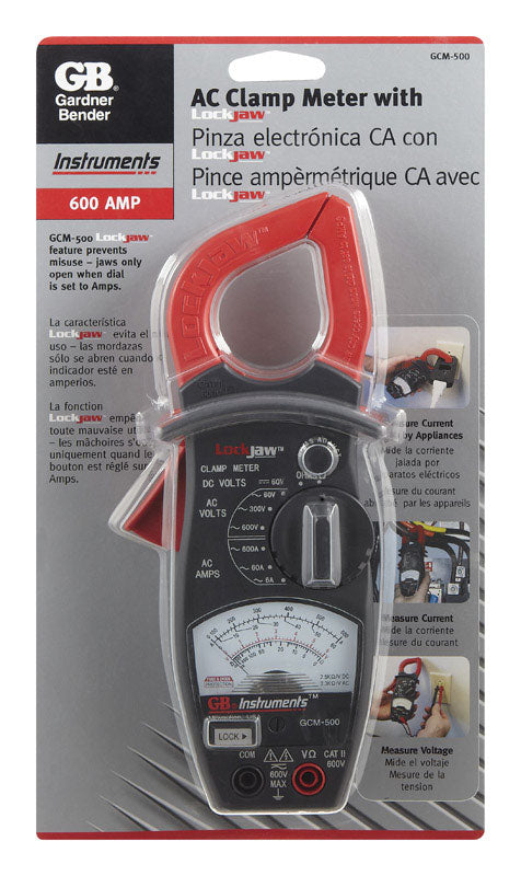 GARDNER BENDER - Gardner Bender Analog Clamp-On Meter