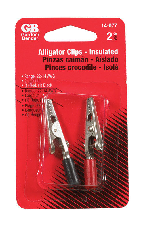 GARDNER BENDER - Gardner Bender Alligator Clips 2 pk [14-077]