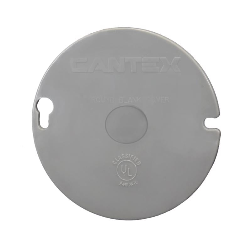 CANTEX - Cantex EZ Box Round PVC Ceiling Box Cover