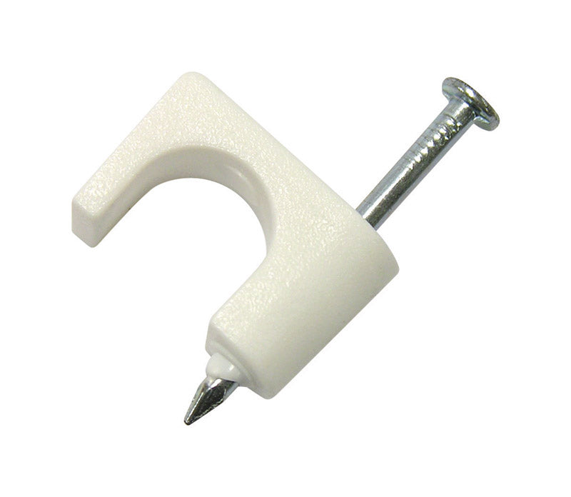 GARDNER BENDER - Gardner Bender 1/4 in. W Plastic Insulated Coaxial Staple 50 pk [PSW-165]