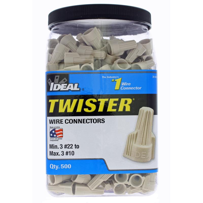 IDEAL - Ideal Twister Wire Connectors Tan 500 pk