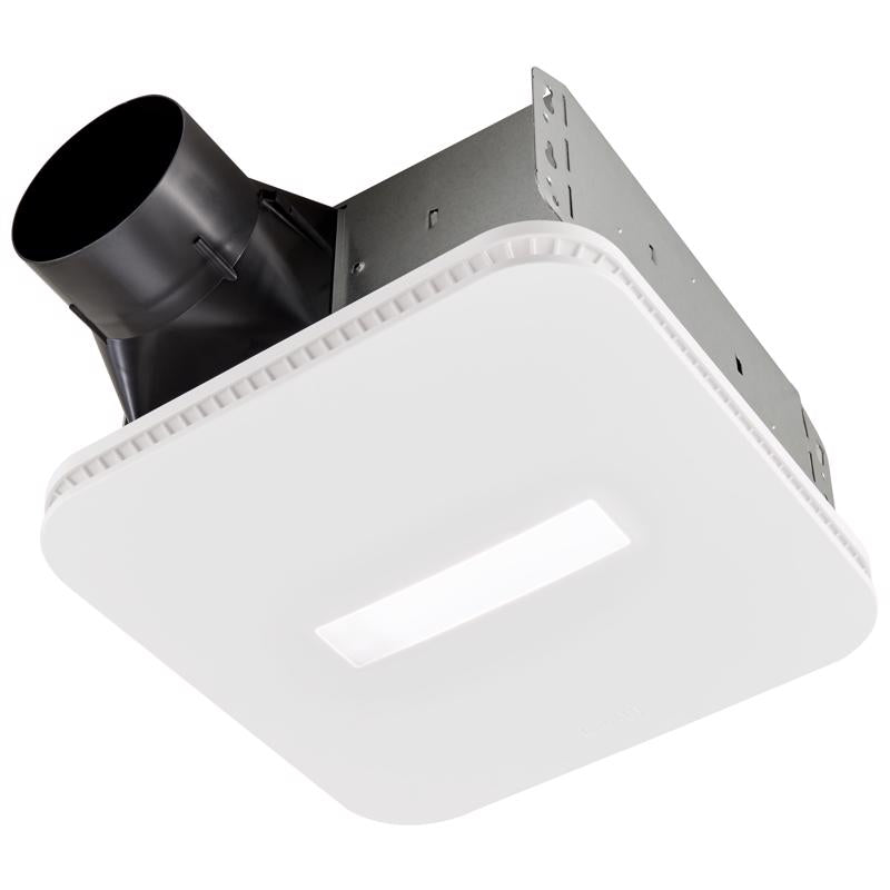 BROAN-NUTONE - Broan-NuTone Roomside 80 CFM 0.7 Sones Bathroom Exhaust Fan with Light