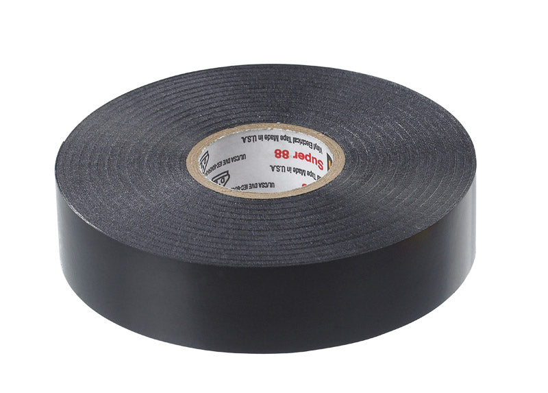 SCOTCH - 3M Scotch 3/4 in. W X 66 ft. L Black Vinyl Electrical Tape [6143-BA-100]