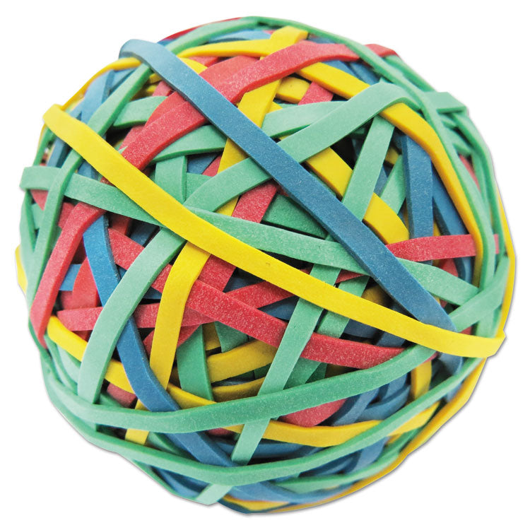 Universal - Rubber Band Ball, 3" Diameter, Size 32, Assorted Colors, 260/Pack