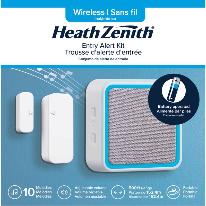 GLOBE - Globe Gray/White Plastic Wireless Entrance Alert