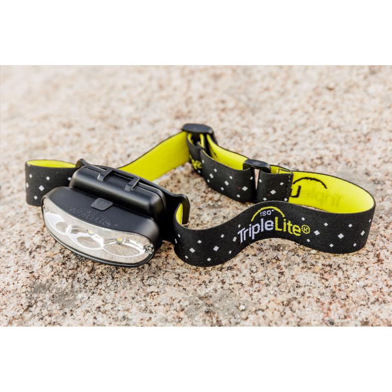 TRIPLELITE - TripleLite 530 lm Black LED Head Lamp AAA Battery
