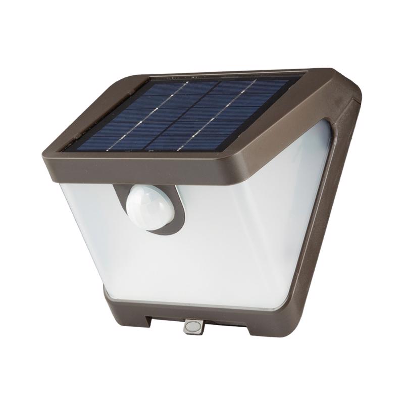 HALO - Halo SWL Motion-Sensing Solar Powered LED Bronze Security Wall Light