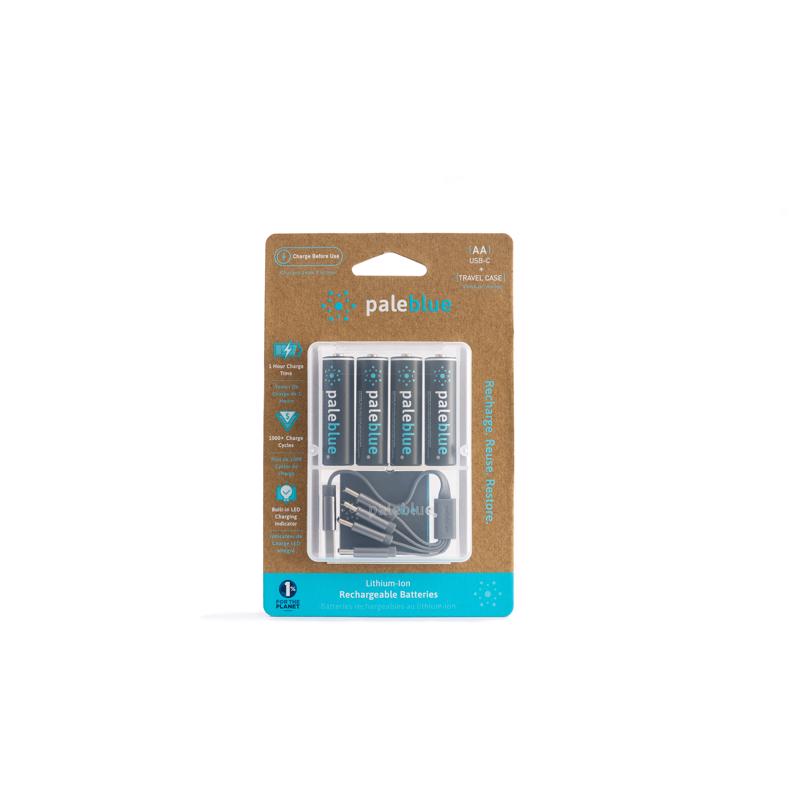 PALE BLUE EARTH - Pale Blue Earth AA Lithium Batteries 4 pk Carded