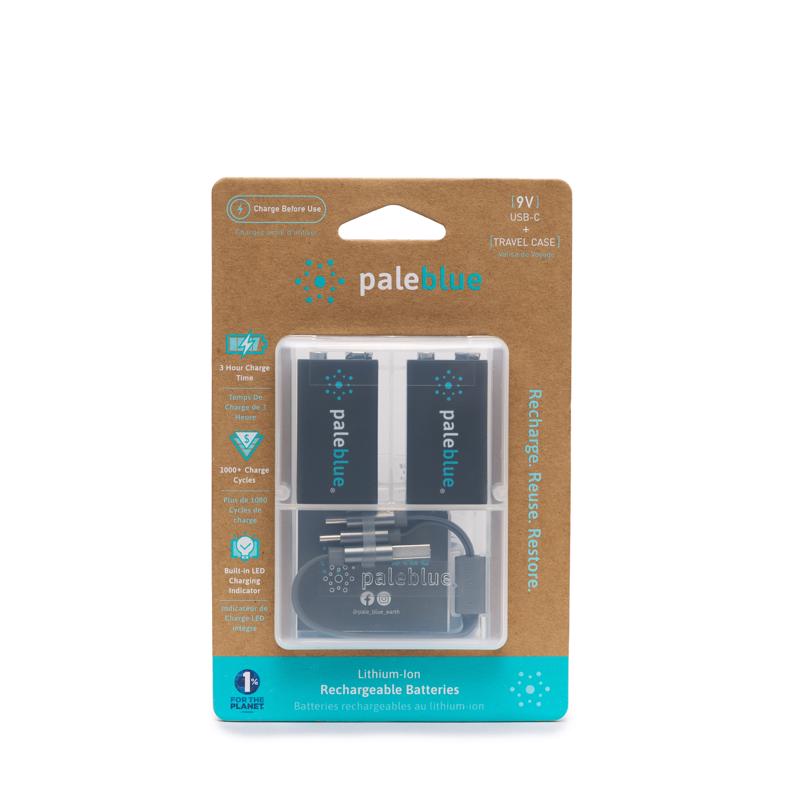 PALE BLUE EARTH - Pale Blue Earth 9-Volt Lithium Batteries 2 pk Clamshell