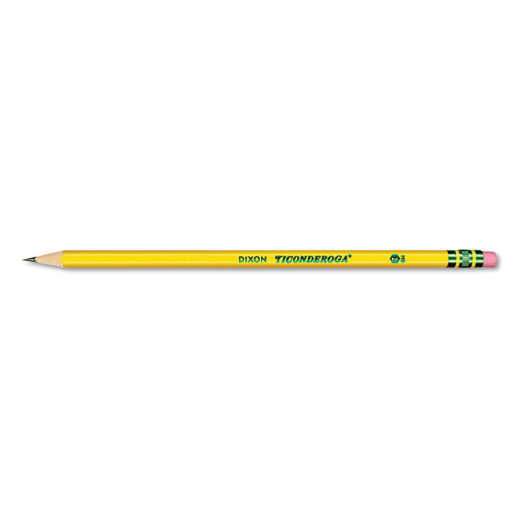 Ticonderoga - Pencils, HB (#2), Black Lead, Yellow Barrel, 96/Pack