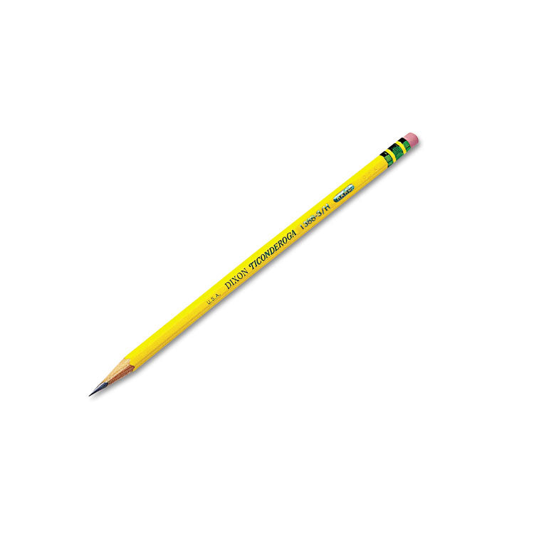 Ticonderoga - Pencils, HB (#3), Black Lead, Yellow Barrel, Dozen