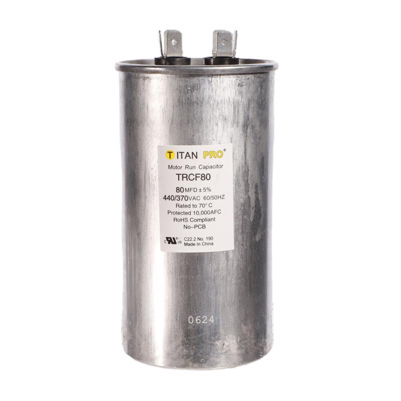 TITAN PRO - Titan Pro 80 MFD 440 V Round Run Capacitor