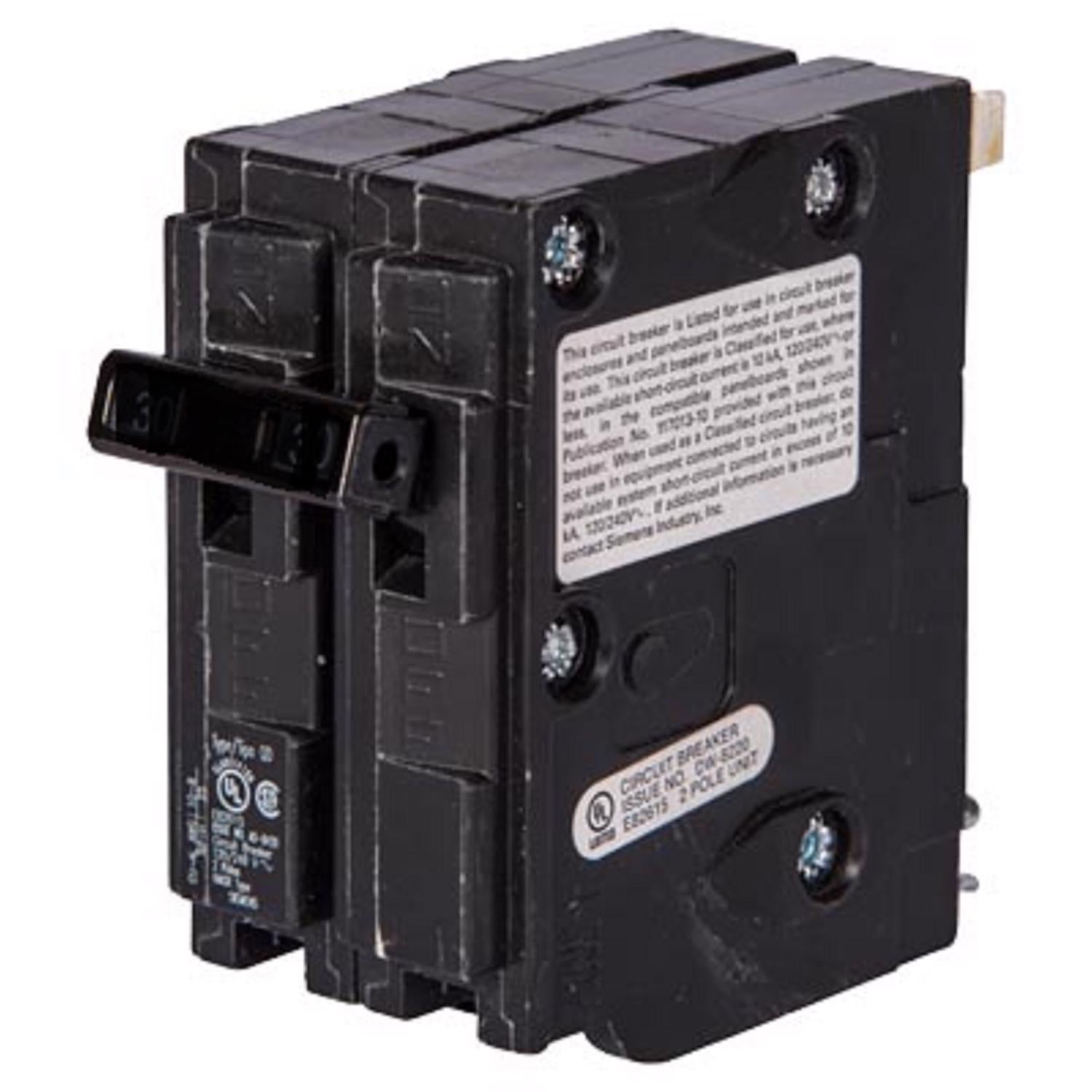 Siemens 25 amps Standard 2-Pole Circuit Breaker