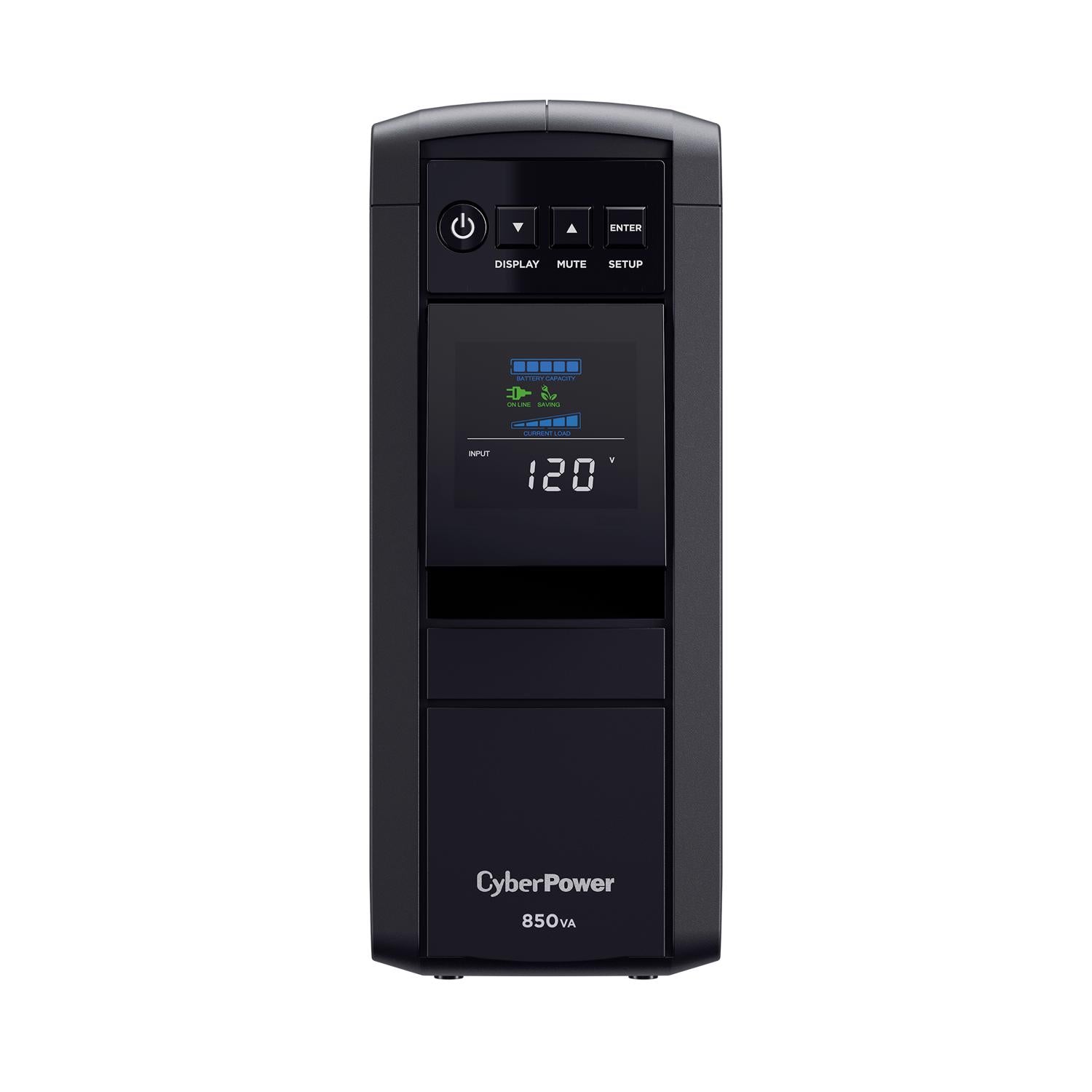 CyberPower 5 ft. L 10 outlets Battery Backup/Surge Protector Black 1150 J