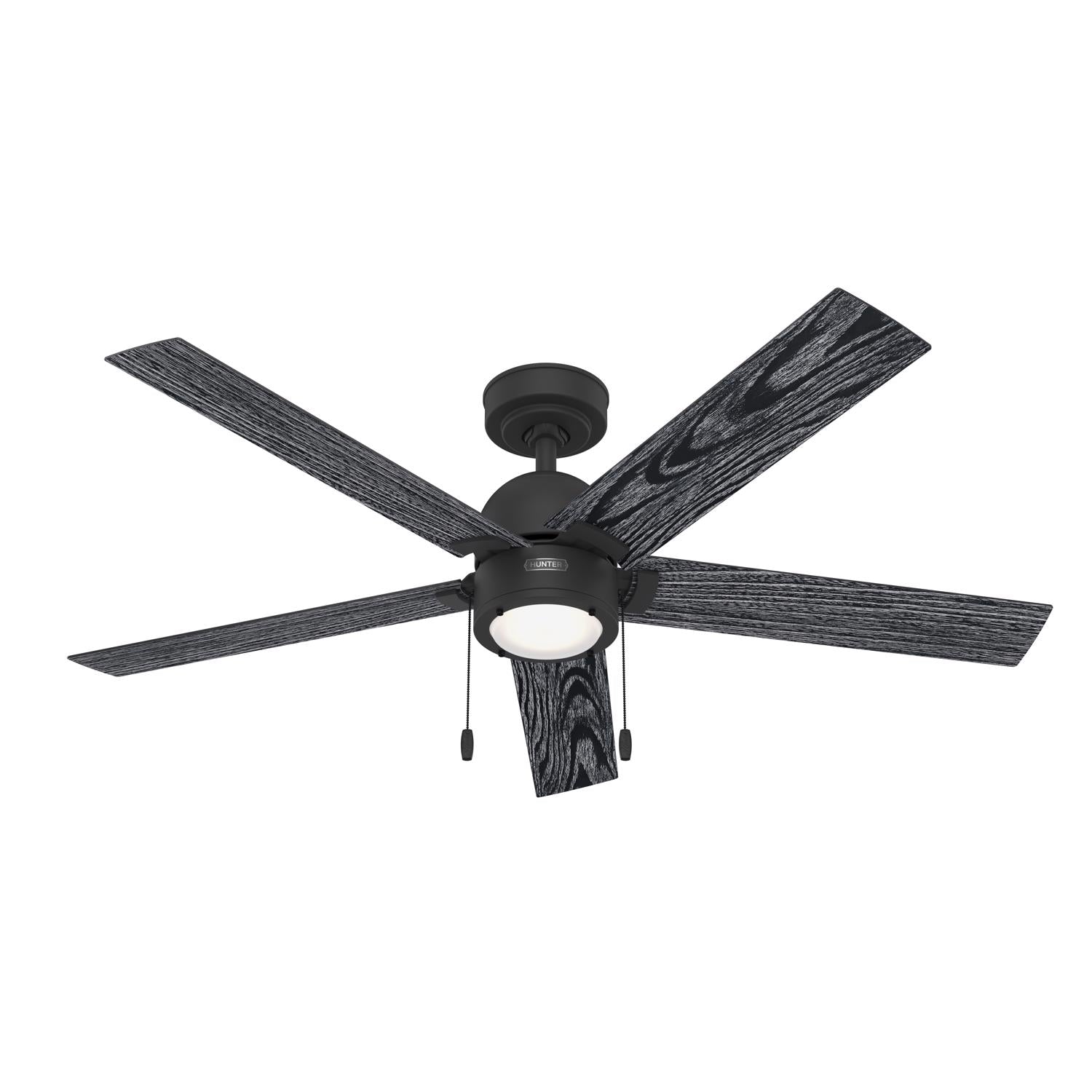 Hunter 52 in. Matte Black LED Indoor Ceiling Fan