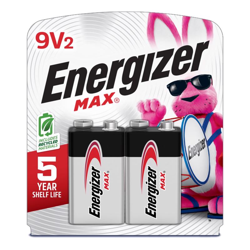 ENERGIZER - Energizer Max Premium 9-Volt Alkaline Batteries 2 pk Carded