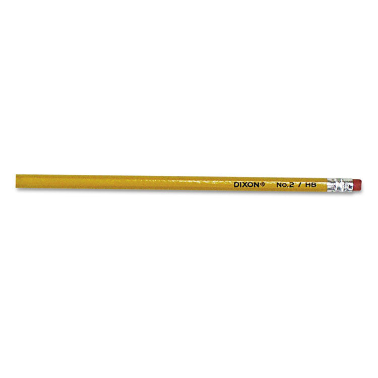 Dixon - No. 2 Pencil, HB (#2), Black Lead, Yellow Barrel, 144/Box