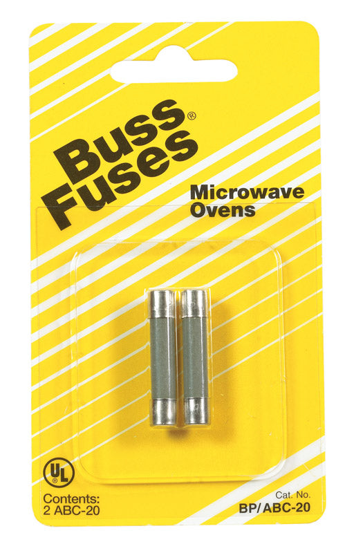 BUSSMANN - Bussmann 20 amps Fast Acting Microwave Fuse 2 pk