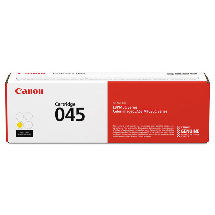 Canon - 1239C001 (045) Toner, 1,300 Page-Yield, Yellow