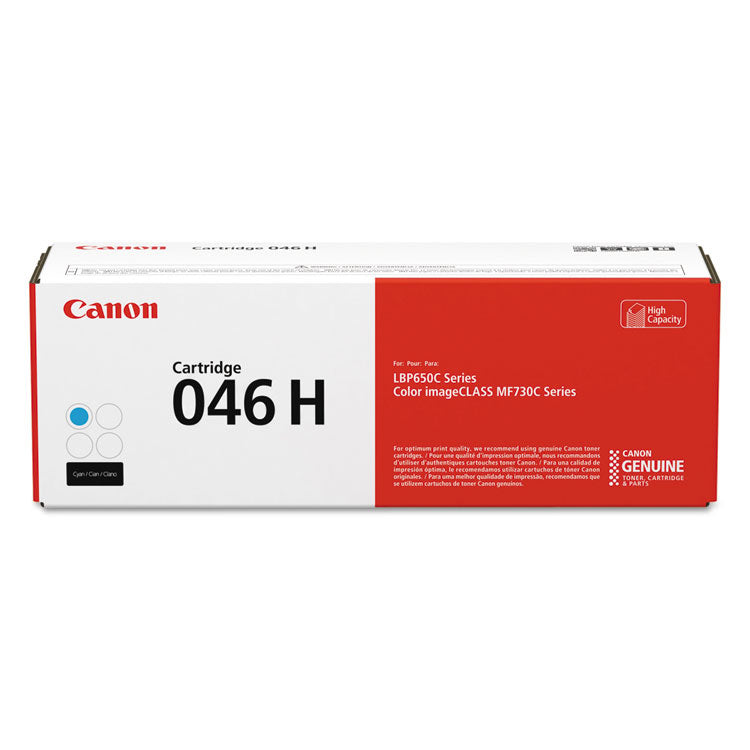 Canon - 1253C001 (046) High-Yield Toner, 5,000 Page-Yield, Cyan