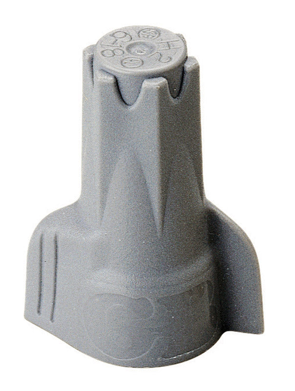 GARDNER BENDER - Gardner Bender Hex-Lok 14-6 Ga. Copper Wire Connectors Gray 15 pk