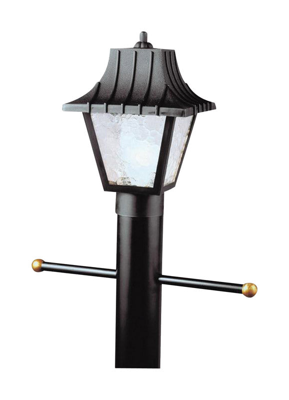 WESTINGHOUSE - Westinghouse Matte Black Switch Incandescent Lantern Fixture