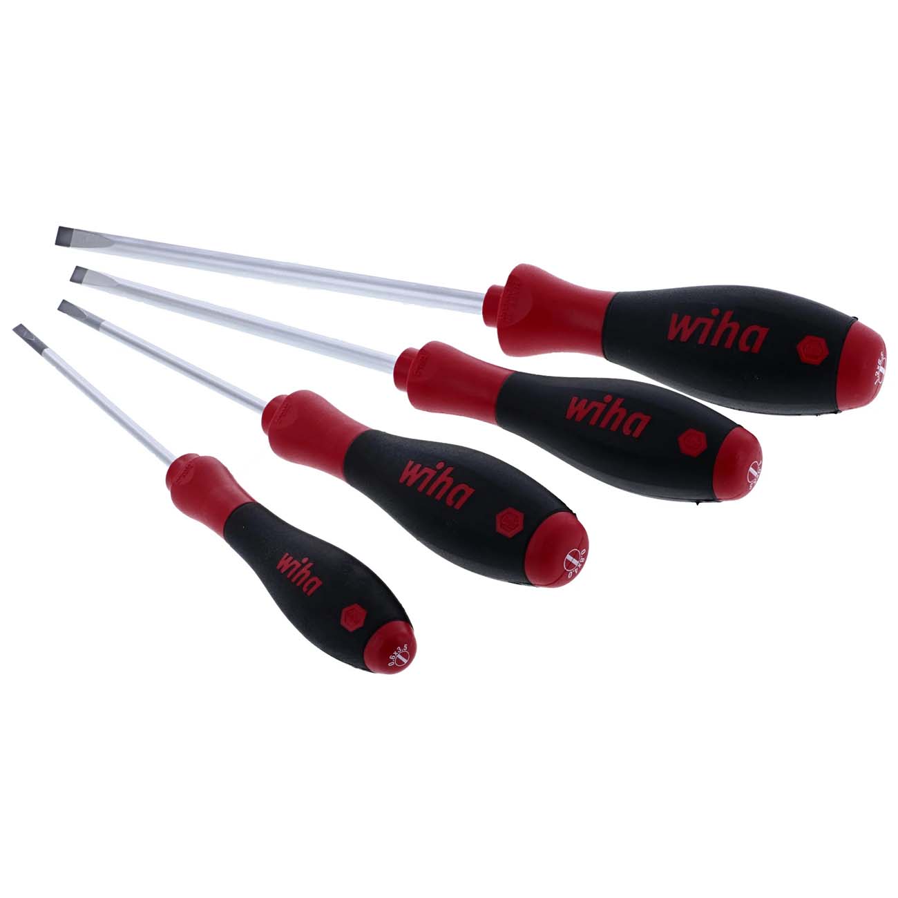 Wiha SoftFinish Slotted and Phillips Screwdriver Set - 7 Piece Set