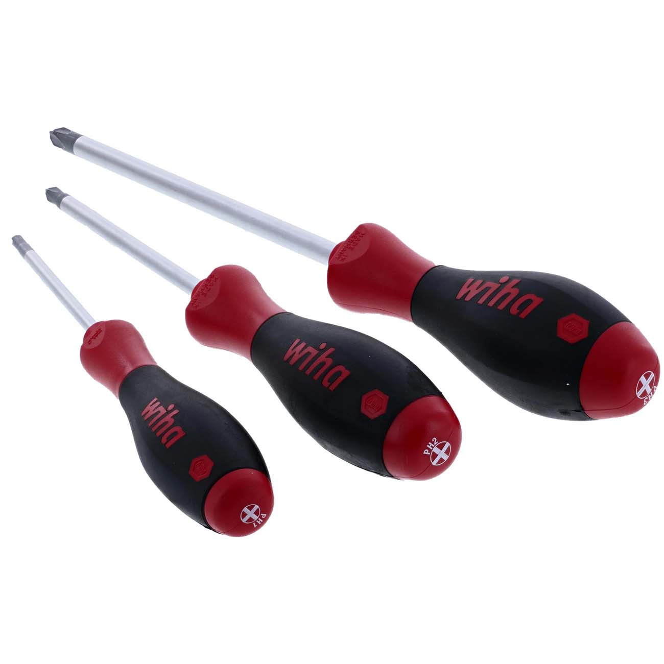 Wiha SoftFinish Slotted and Phillips Screwdriver Set - 7 Piece Set