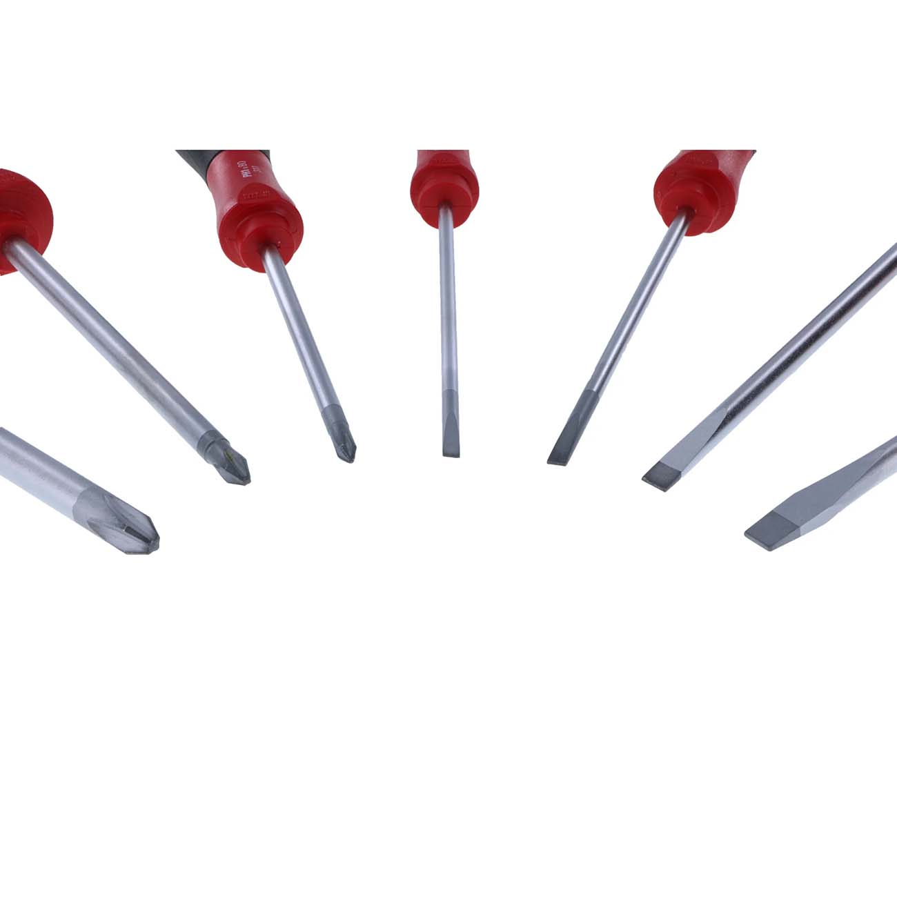 Wiha SoftFinish Slotted and Phillips Screwdriver Set - 7 Piece Set