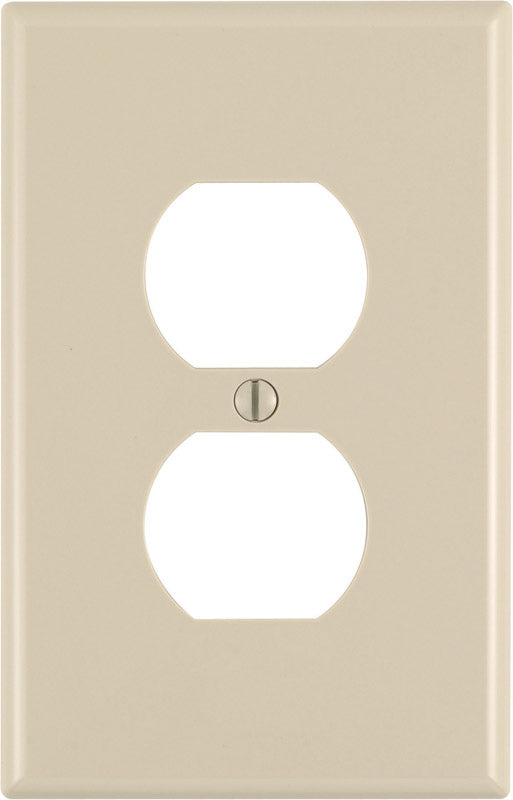 LEVITON - Leviton Ivory 1 gang Nylon Duplex Wall Plate 1 pk - Case of 20 [00PJ8-00I]