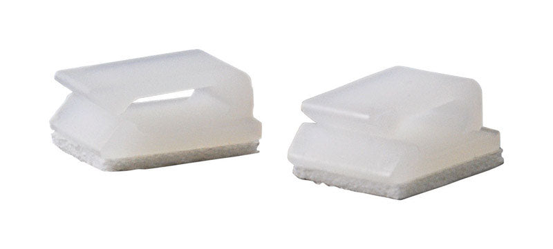 GARDNER BENDER - Gardner Bender White Plastic Wire Clip