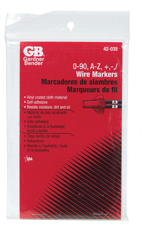 GARDNER BENDER - Gardner Bender Wire Marker 6 pk