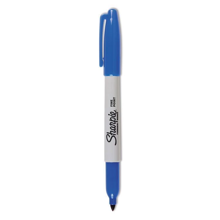 Sharpie - Fine Tip Permanent Marker Value Pack, Fine Bullet Tip, Blue, 36/Pack