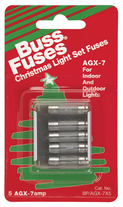 BUSSMANN - Bussmann 7 amps Fast Acting Fuse 5 pk