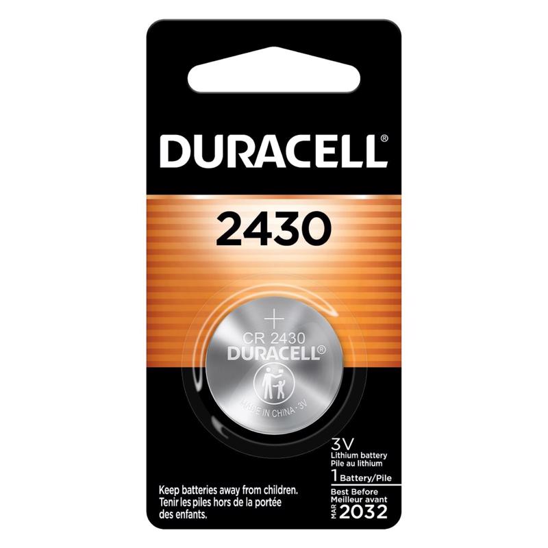 DURACELL - Duracell Lithium Coin 2430 3 V 285 Ah Medical Battery 1 pk - Case of 6