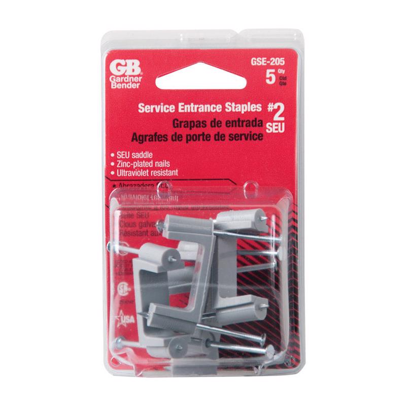 GARDNER BENDER - Gardner Bender 1 in. W Plastic Insulated Service Entrance Cable Strap 5 pk