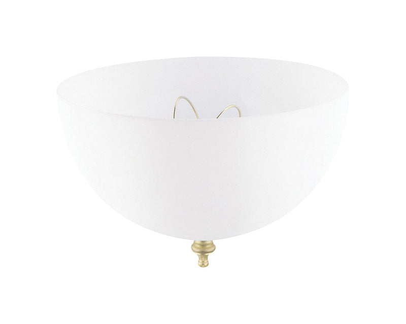 WESTINGHOUSE - Westinghouse Dome White Acrylic Lamp Shade 1 pk