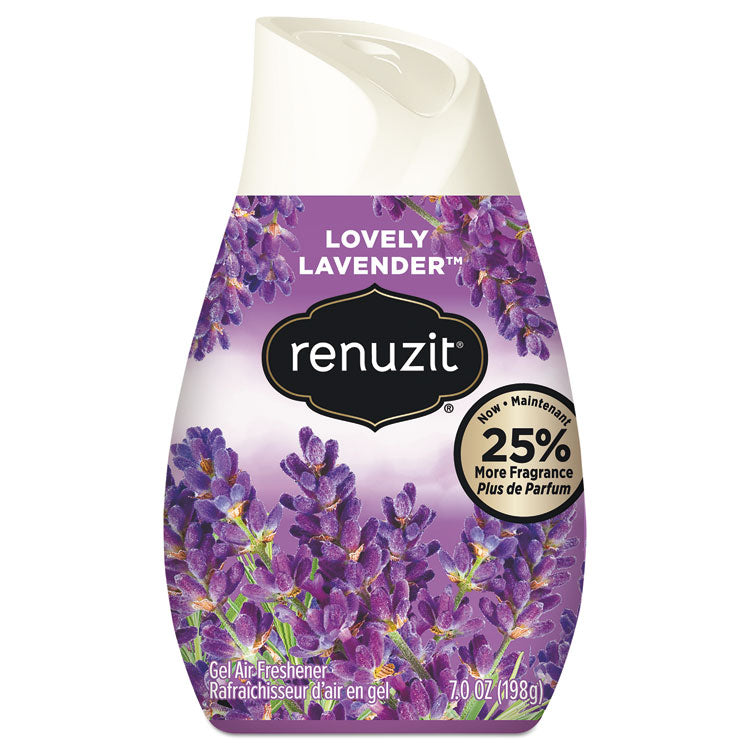 Renuzit - Adjustables Air Freshener, Lovely Lavender, 7 oz Cone, 12/Carton (8473415)