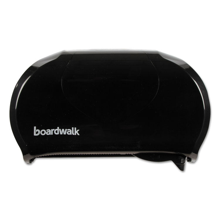 Boardwalk - Standard Twin Toilet Tissue Dispenser, 13 x 6.75 x 8.75, Black