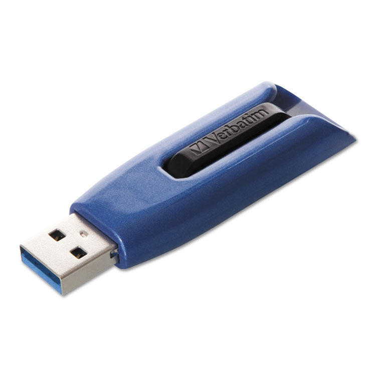 Verbatim - V3 Max USB 3.0 Flash Drive, 256 GB, Blue