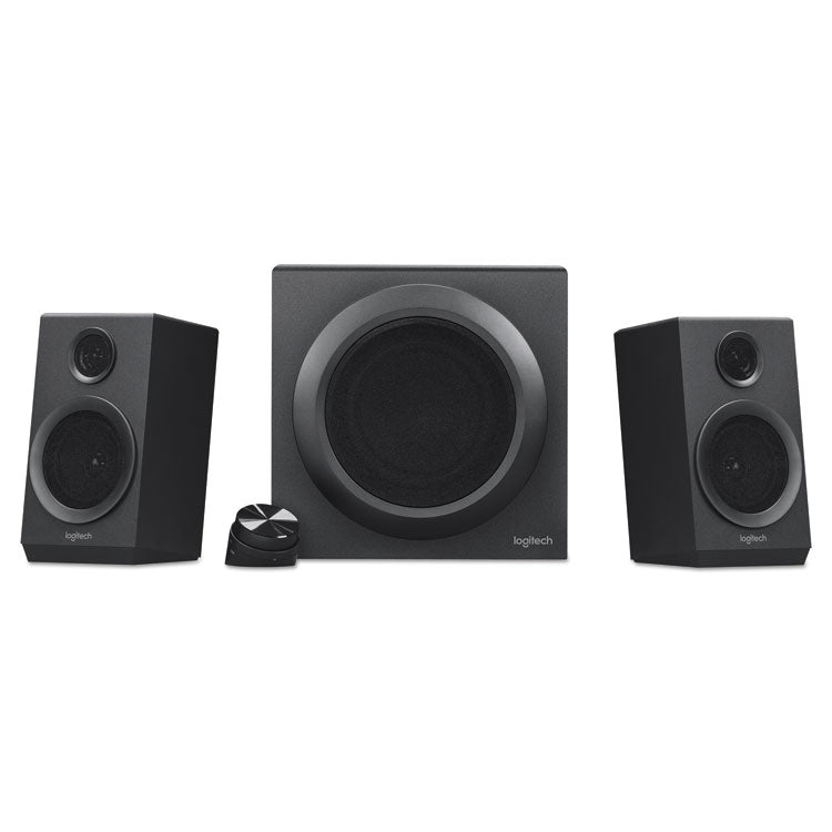 Logitech - Z333 Multimedia Speakers, Black