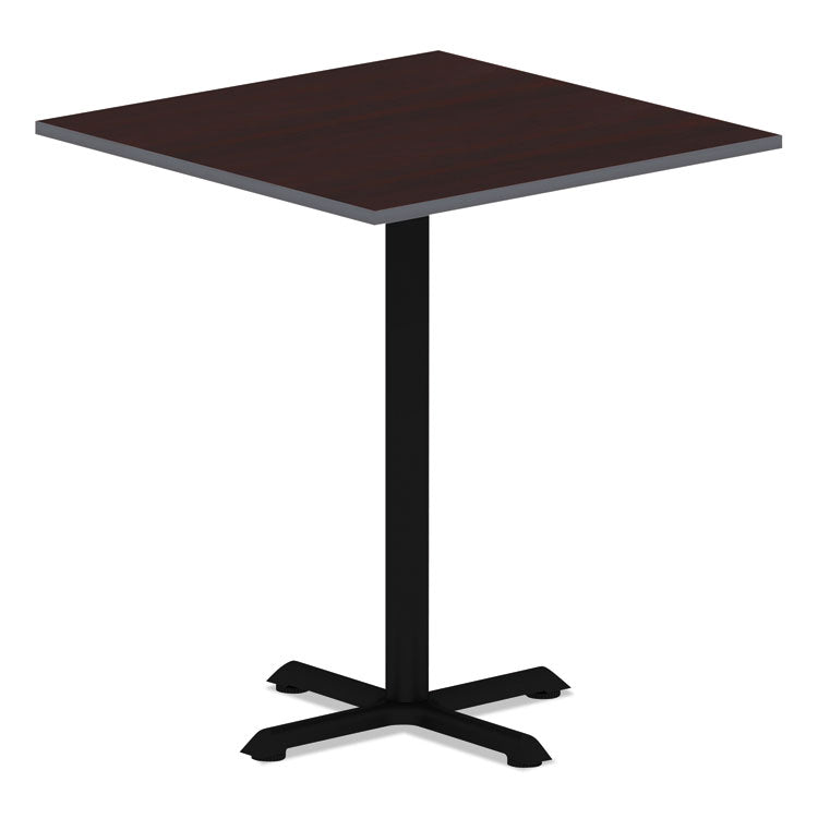 Alera - Reversible Laminate Table Top, Square, 35.38w x 35.38d, Medium Cherry/Mahogany