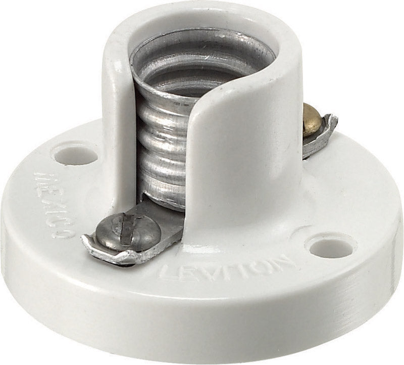 LEVITON - Leviton Lampholder 75 W 125 V Candelabra White