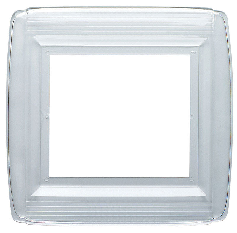 WESTINGHOUSE - Westinghouse Clear 2 gang Plastic Wall Plate Shield 1 pk