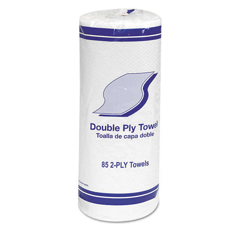 GEN - Kitchen Roll Towels, 2-Ply, 11 x 7.8, White, 85/Roll, 30 Rolls/Carton