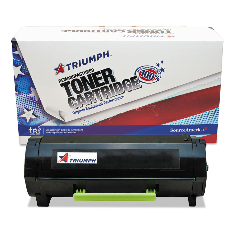 Triumph - Remanufactured 60F1H00 Extra High-Yield Toner, 10,000 Page-Yield, Black