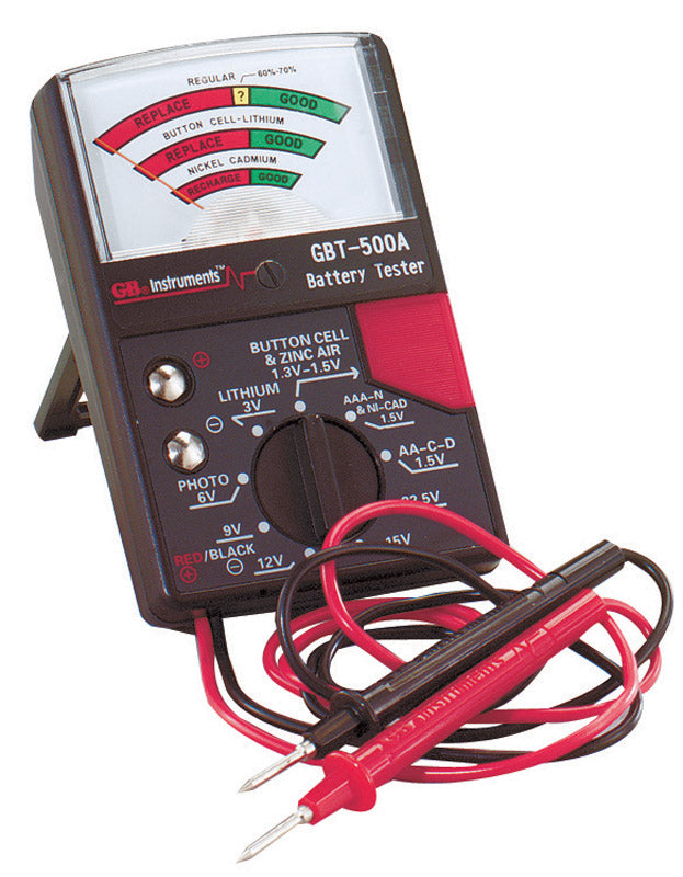 GARDNER BENDER - Gardner Bender 1.5 to 22.5 V Analog Battery Tester