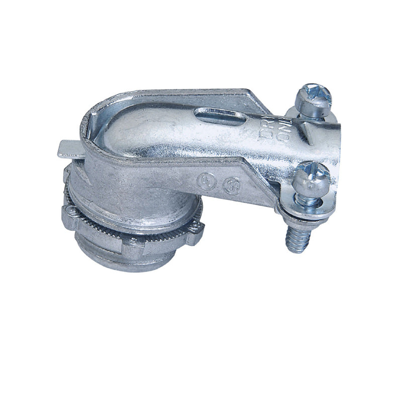 SIGMA ENGINEERED SOLUTIONS - Sigma Engineered Solutions ProConnex 3/8 in. D Die-Cast Zinc 90 Degree Squeeze Connector For AC, MC